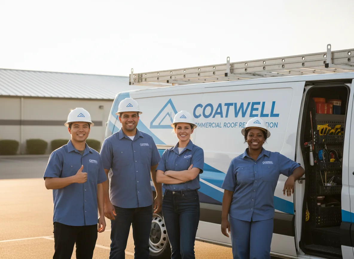 Commercial roof coating company in Goodman, MO